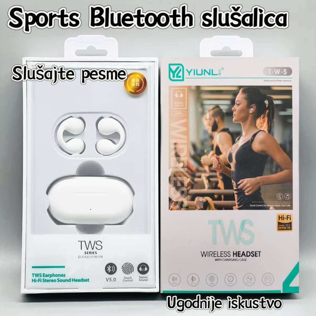 Sportske Bluetooth Slušalice - TWS SERIES