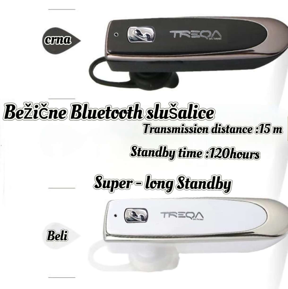 Bežična Bluetooth slušalica TREQA