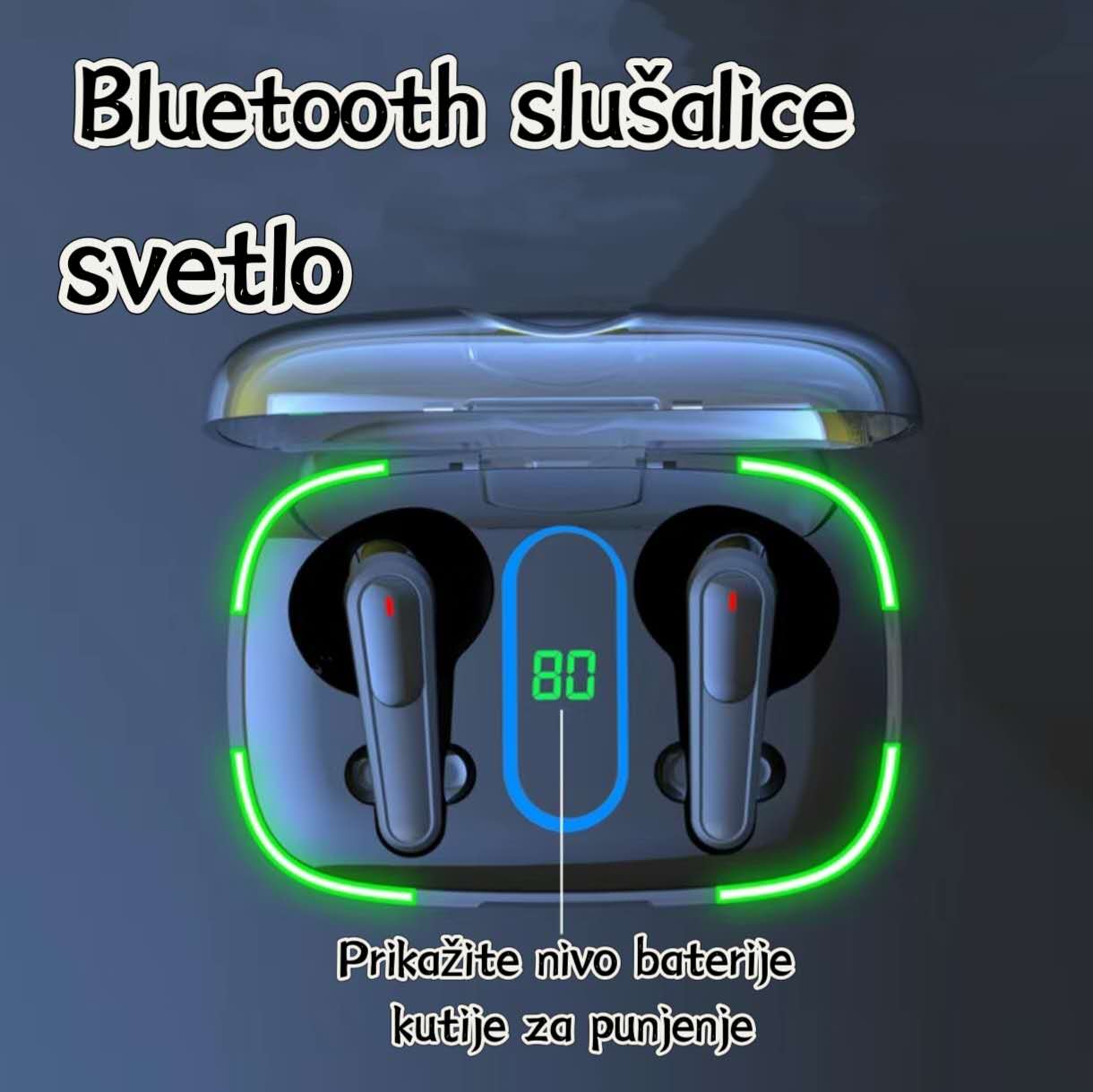 Bluetooth slušalice sa LED osvetljenjem – vrhunski zvuk i moderan dizajn!