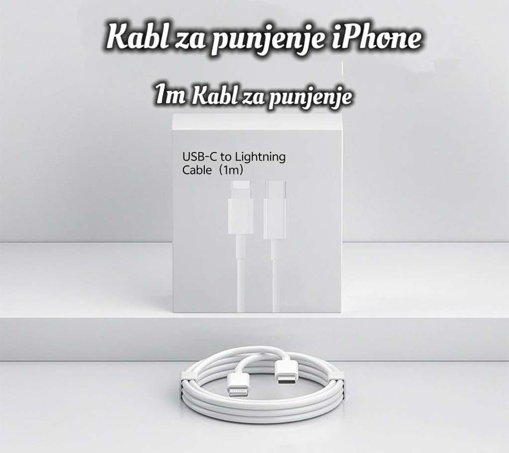 ⚡ USB-C to Lightning/USB C Kabl za iPhone – 2m ⚡