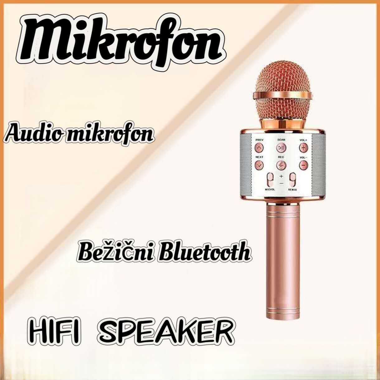 🎤 Bežični Bluetooth Mikrofon sa HIFI Zvučnikom 🎶