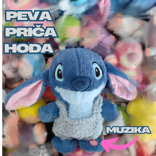 🛍️ Plišani interaktivni prijatelj! Stitch 🎶💙