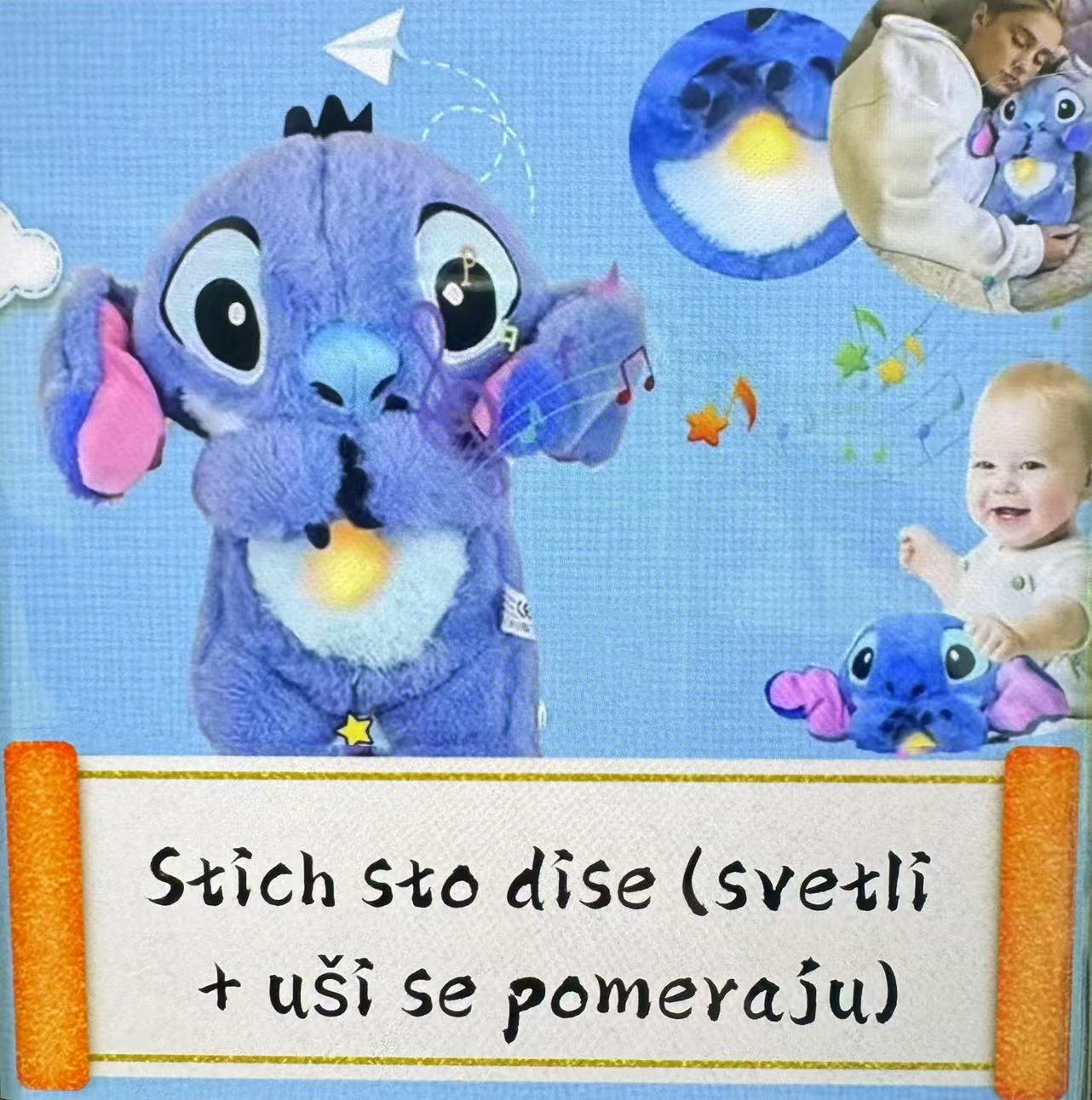 Stitch igračka koja diše